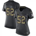 Wholesale Cheap Nike Packers #52 Clay Matthews Black Women's Stitched NFL Limited 2016 Salute to Service Jersey