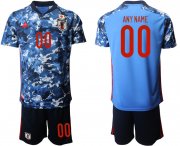 Wholesale Cheap Men 2020-2021 Season National team Japan home blue customized Soccer Jersey