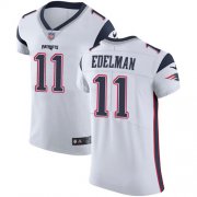 Wholesale Cheap Nike Patriots #11 Julian Edelman White Men's Stitched NFL Vapor Untouchable Elite Jersey