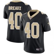 Wholesale Cheap Nike Saints #40 Delvin Breaux Black Team Color Men's Stitched NFL Vapor Untouchable Limited Jersey