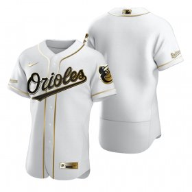 Wholesale Cheap Baltimore Orioles Blank White Nike Men\'s Authentic Golden Edition MLB Jersey