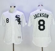 Wholesale Cheap White Sox #8 Bo Jackson White(Black Strip) Flexbase Authentic Collection Stitched MLB Jersey