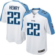 Wholesale Cheap Nike Titans #22 Derrick Henry White Youth Stitched NFL Elite Jersey