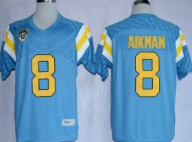 Wholesale Cheap UCLA Bruins #8 Troy Aikman Light Blue Jersey