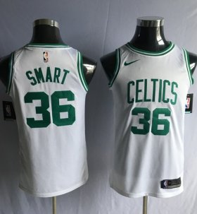 Wholesale Cheap Nike Boston Celtics #36 Marcus Smart White NBA Swingman Association Edition Jersey