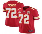 Wholesale Cheap Men's Kansas City Chiefs #72 Eric Fisher Red 2021 Super Bowl LV Limited Stitched NFL Jersey