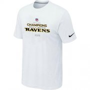 Wholesale Cheap Men's Nike Baltimore Ravens 2012 AFC Conference Champions Trophy Collection Long T-Shirt White