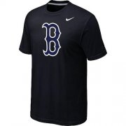 Wholesale Cheap MLB Boston Red Sox Heathered Nike Blended T-Shirt Black