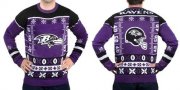 Wholesale Cheap Nike Ravens Men's Ugly Sweater