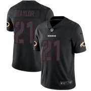 Wholesale Cheap Nike Redskins #21 Sean Taylor Black Men's Stitched NFL Limited Rush Impact Jersey