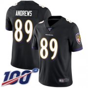 Wholesale Cheap Nike Ravens #89 Mark Andrews Black Alternate Men's Stitched NFL 100th Season Vapor Limited Jersey