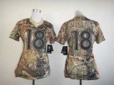Wholesale Cheap Nike Broncos #18 Peyton Manning Camo Women's Stitched NFL Realtree Elite Jersey