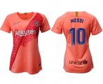Wholesale Cheap Women's Barcelona #10 Messi Third Soccer Club Jersey