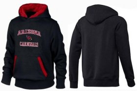 Wholesale Cheap Arizona Cardinals Heart & Soul Pullover Hoodie Black & Red