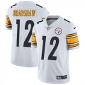 Wholesale Cheap Nike Steelers #12 Terry Bradshaw White Men's Stitched NFL Vapor Untouchable Limited Jersey
