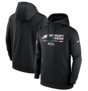 Wholesale Cheap Men's Philadelphia Eagles 2022 Black Crucial Catch Therma Performance Pullover Hoodie