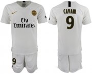 Wholesale Cheap Paris Saint-Germain #9 Cavani Away Soccer Club Jersey