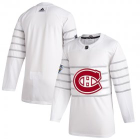 Wholesale Cheap Men\'s Montreal Canadiens Adidas White 2020 NHL All-Star Game Authentic Jersey