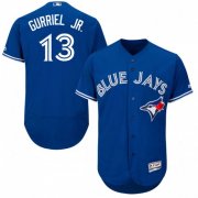 Wholesale Cheap Men's Toronto Blue Jays #13 Lourdes Gurriel Jr. Blue Flex Base Stitched MLB Jersey
