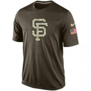 Wholesale Cheap Men's San Francisco Giants Salute To Service Nike Dri-FIT T-Shirt