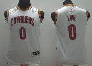 Cheap Cleveland Cavaliers #0 Kevin Love White Kids Jersey