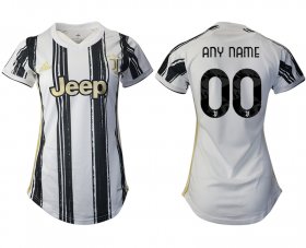 Wholesale Cheap Women 2020-2021 Juventus home aaa version customized white Soccer Jerseys