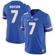 Wholesale Cheap Florida Gators Royal Blue #7 Duke Dawson Football Player Performance Jersey