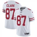 Wholesale Cheap Nike 49ers #87 Dwight Clark White Men's Stitched NFL Vapor Untouchable Limited Jersey