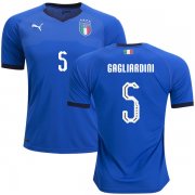 Wholesale Cheap Italy #5 Gagliardini Home Soccer Country Jersey