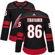 Wholesale Cheap Adidas Hurricanes #86 Teuvo Teravainen Black Alternate Authentic Women's Stitched NHL Jersey