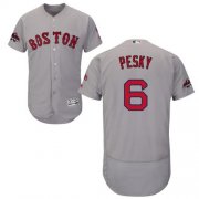 Wholesale Cheap Red Sox #6 Johnny Pesky Grey Flexbase Authentic Collection 2018 World Series Champions Stitched MLB Jersey