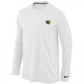 Wholesale Cheap Nike Jacksonville Jaguars Sideline Legend Authentic Logo Long Sleeve T-Shirt White
