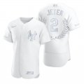 Wholesale Cheap New York Yankees #2 Derek Jeter Men's Nike Platinum MLB MVP Limited Player Edition Jersey
