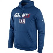 Wholesale Cheap New York Giants Nike Kick Off Staff Performance Pullover Hoodie Royal