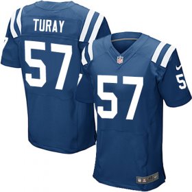 Wholesale Cheap Nike Colts #57 Kemoko Turay Royal Blue Team Color Men\'s Stitched NFL Elite Jersey