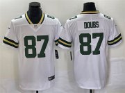 Wholesale Cheap Men's Green Bay Packers #87 Romeo Doubs White Vapor Untouchable Limited Stitched Jersey