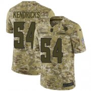 Wholesale Cheap Nike Vikings #54 Eric Kendricks Camo Youth Stitched NFL Limited 2018 Salute to Service Jersey