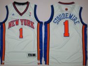 Wholesale Cheap New York Knicks #1 Amare Stoudemire Revolution 30 Swingman White Jersey