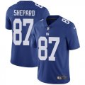 Wholesale Cheap Nike Giants #87 Sterling Shepard Royal Blue Team Color Men's Stitched NFL Vapor Untouchable Limited Jersey