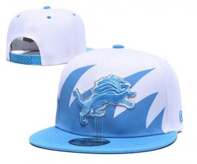Wholesale Cheap Lions Team Logo Blue White Adjustable Hat
