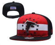 Wholesale Cheap Falcons Team Logo Black Red 2019 Draft Adjustable Hat YD