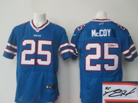 Wholesale Cheap Nike Bills #25 LeSean McCoy Royal Blue Team Color Men\'s Stitched NFL Elite Autographed Jersey