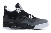 Wholesale Cheap Womens Air Jordan 4 (IV) Retro Shoes black/gray-white