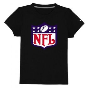 Wholesale Cheap NFL Logo Youth T-Shirt Black