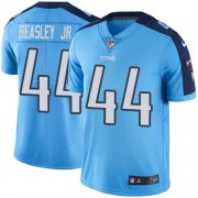 Wholesale Cheap Nike Titans #44 Vic Beasley Jr Light Blue Men's Stitched NFL Limited Rush Jersey