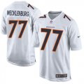 Wholesale Cheap Nike Broncos #77 Karl Mecklenburg White Men's Stitched NFL Game Event Jersey