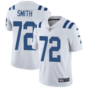 Wholesale Cheap Nike Colts #72 Braden Smith White Men\'s Stitched NFL Vapor Untouchable Limited Jersey