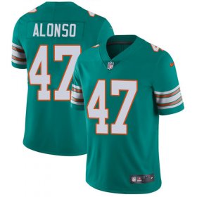 Wholesale Cheap Nike Dolphins #47 Kiko Alonso Aqua Green Alternate Men\'s Stitched NFL Vapor Untouchable Limited Jersey