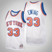 Wholesale Cheap New York Knicks Patrick Ewing #33 Platinum Hardwood Classics Swingman Mitchell & Ness Jersey