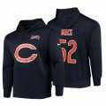 Wholesale Cheap Chicago Bears #52 Khalil Mack Nike NFL 100 Primary Logo Circuit Name & Number Pullover Hoodie Navy